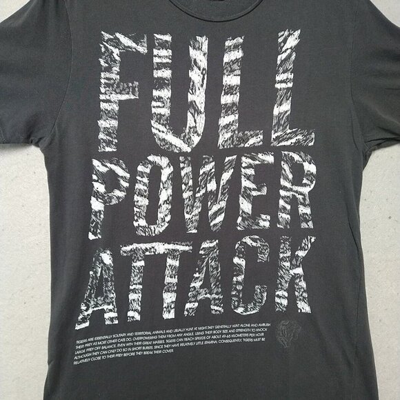 Zara Graphic T-Shirt Mens M Charcoal Lightweight Breathable Cotton Streetwear - Picture 2 of 6